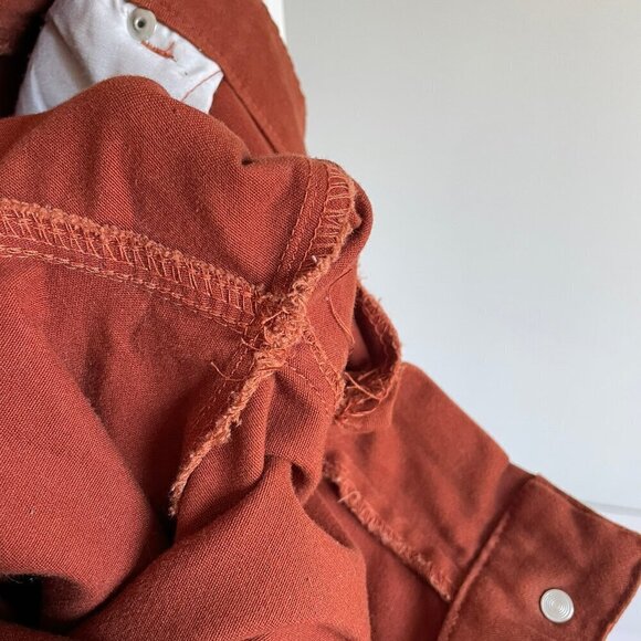 Judy Blue Ochre Burnt Orange Brown Soft Denim Skinny Jeans Women's Size 3 (26) - Picture 7 of 14